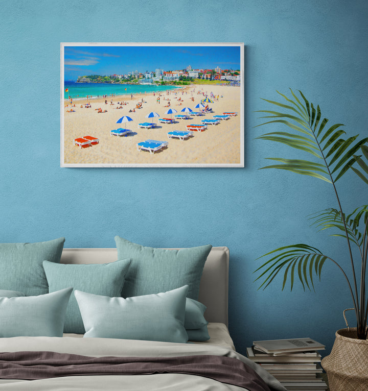 Bondi Beach Framed Digital Art - Tazloma