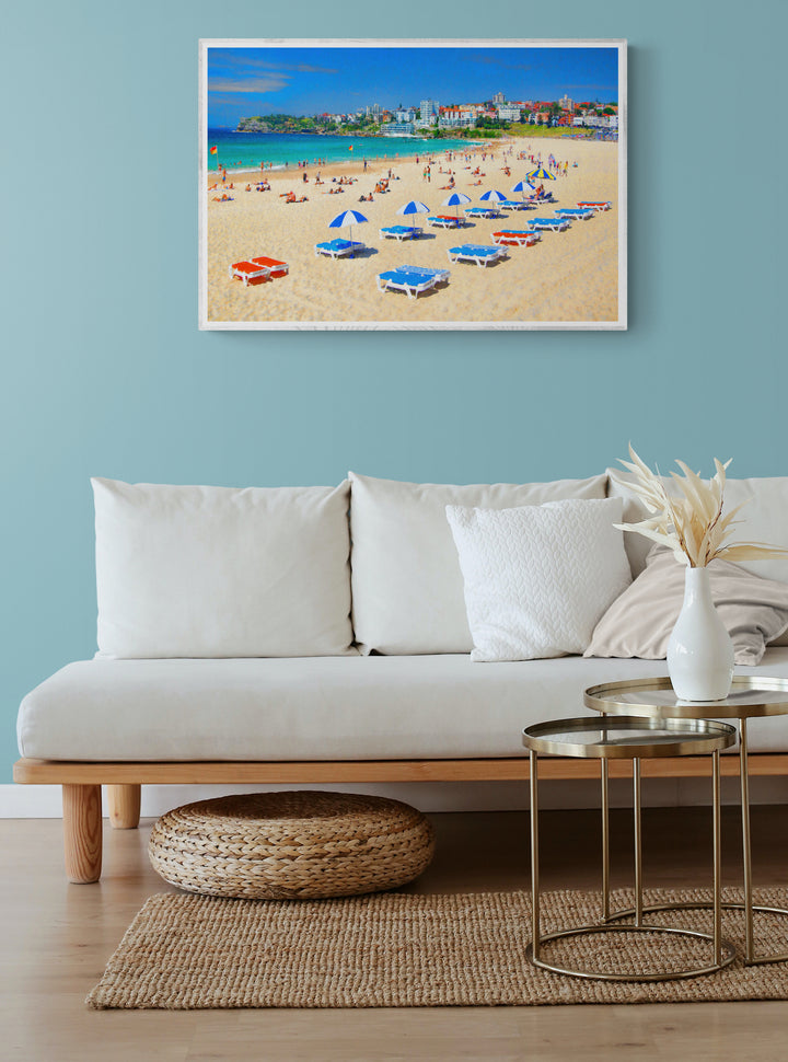 Bondi Beach Framed Digital Art - Tazloma