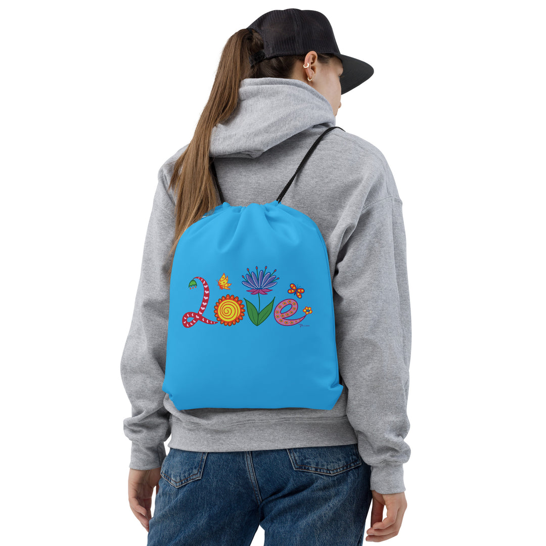 The Love Drawstring Bag - Tazloma