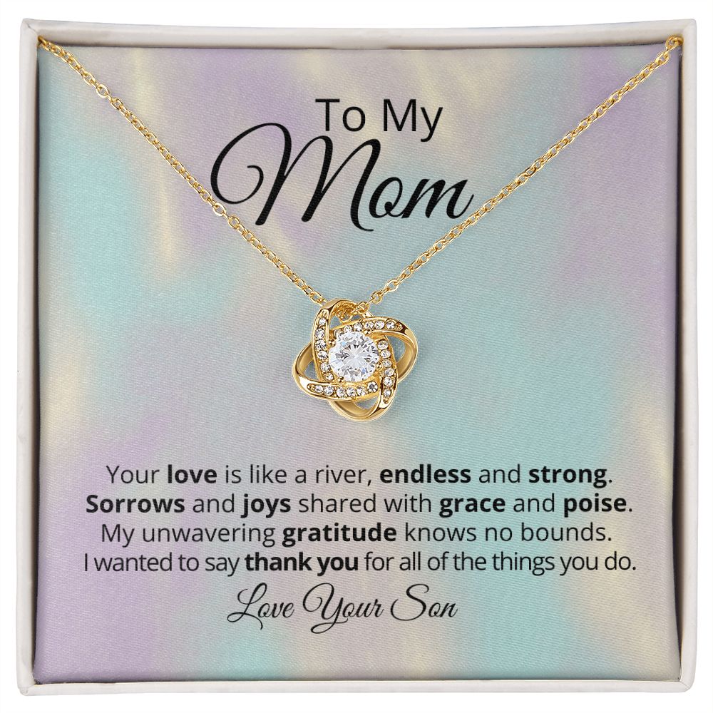 Endless Love Necklace Of Gratitude And Grace - Tazloma