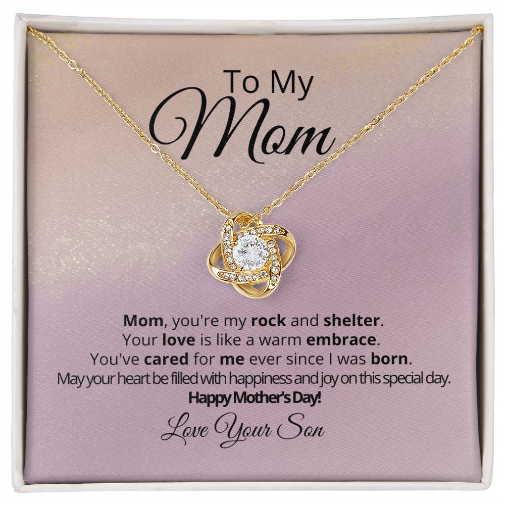 Mom's Embrace Necklace Of Love And Joy - Tazloma