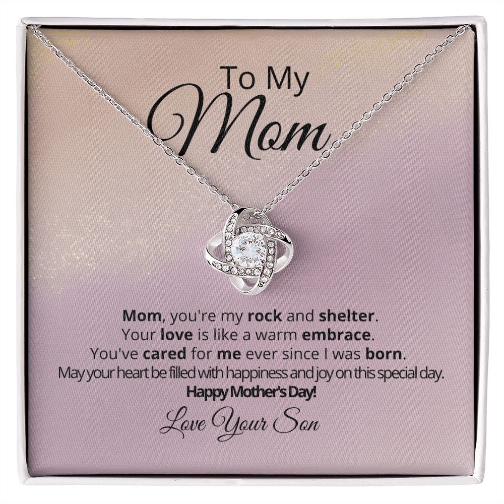 Mom's Embrace Necklace Of Love And Joy - Tazloma