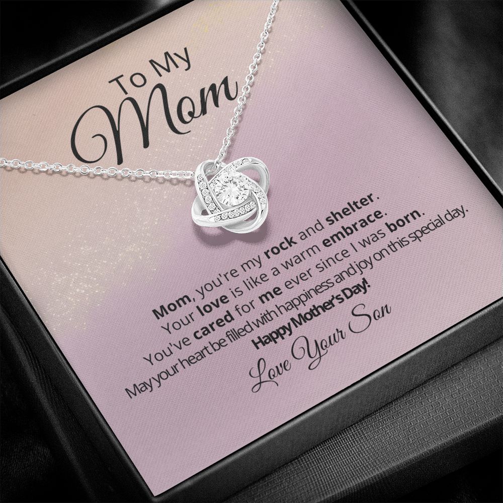 Mom's Embrace Necklace Of Love And Joy - Tazloma
