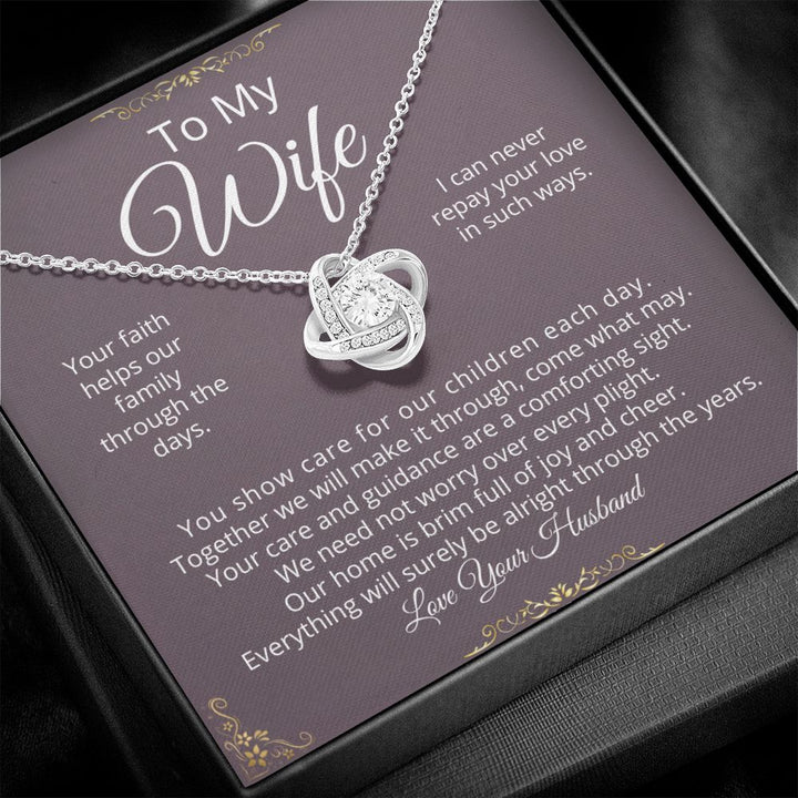 Faith And Care Necklace Uplifting Inspiration - Tazloma
