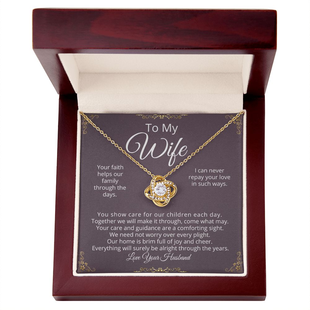Faith And Care Necklace Uplifting Inspiration - Tazloma
