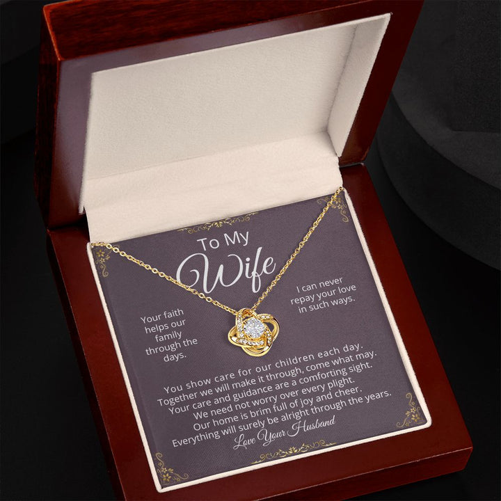 Faith And Care Necklace Uplifting Inspiration - Tazloma