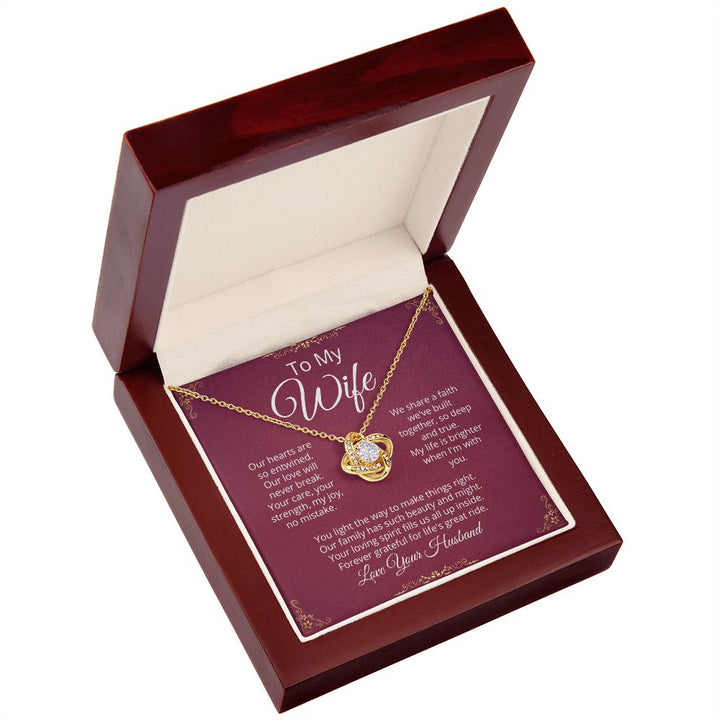 Forever Entwined Our Love Necklace - Tazloma