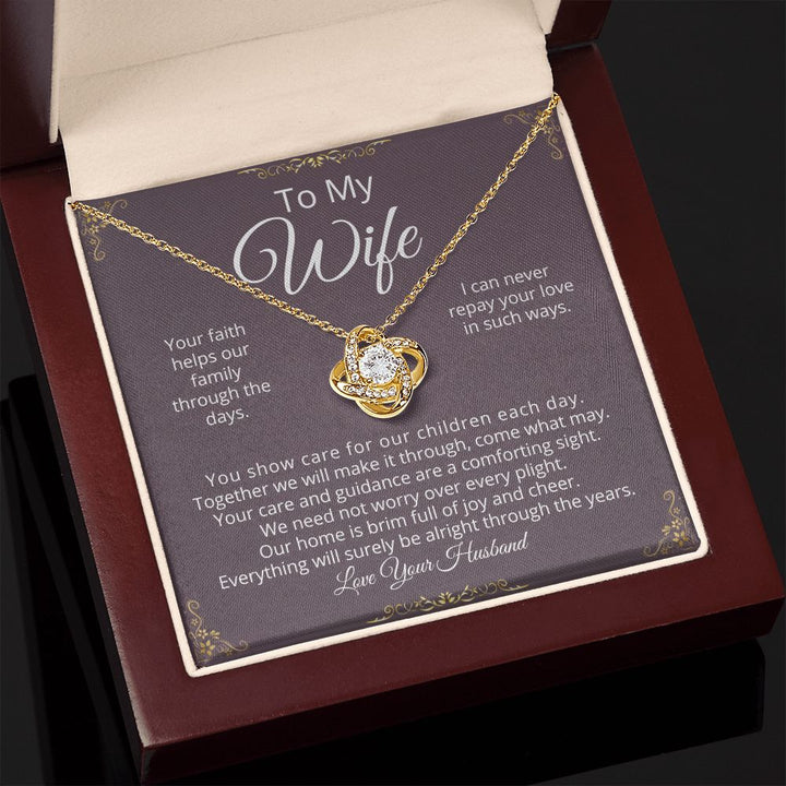 Faith And Care Necklace Uplifting Inspiration - Tazloma