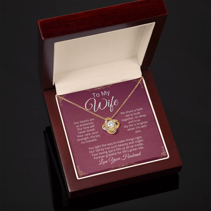 Forever Entwined Our Love Necklace - Tazloma