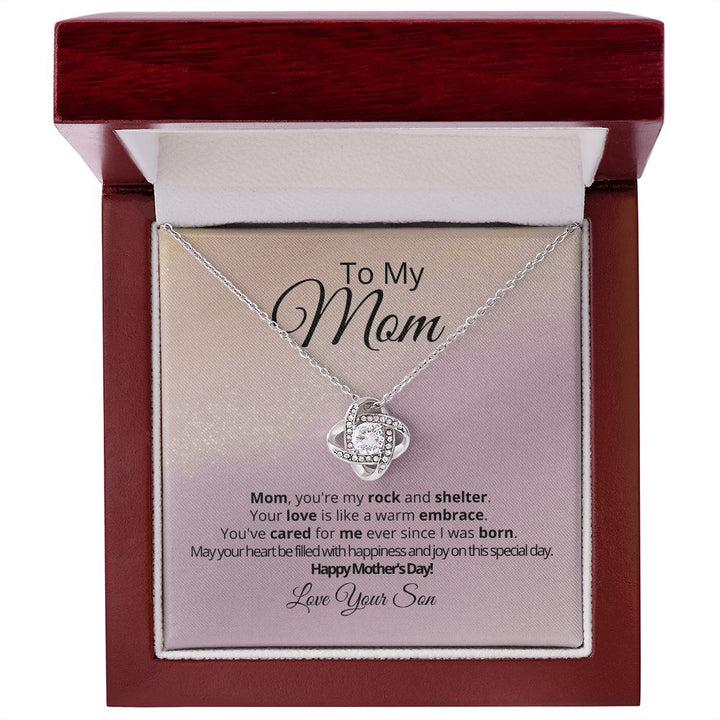 Mom's Embrace Necklace Of Love And Joy - Tazloma
