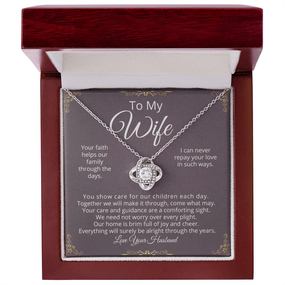 Faith And Care Necklace Uplifting Inspiration - Tazloma