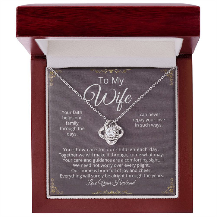 Faith And Care Necklace Uplifting Inspiration - Tazloma