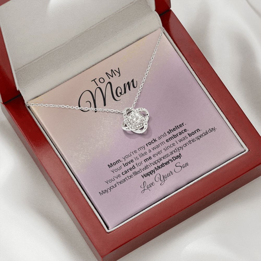 Mom's Embrace Necklace Of Love And Joy - Tazloma