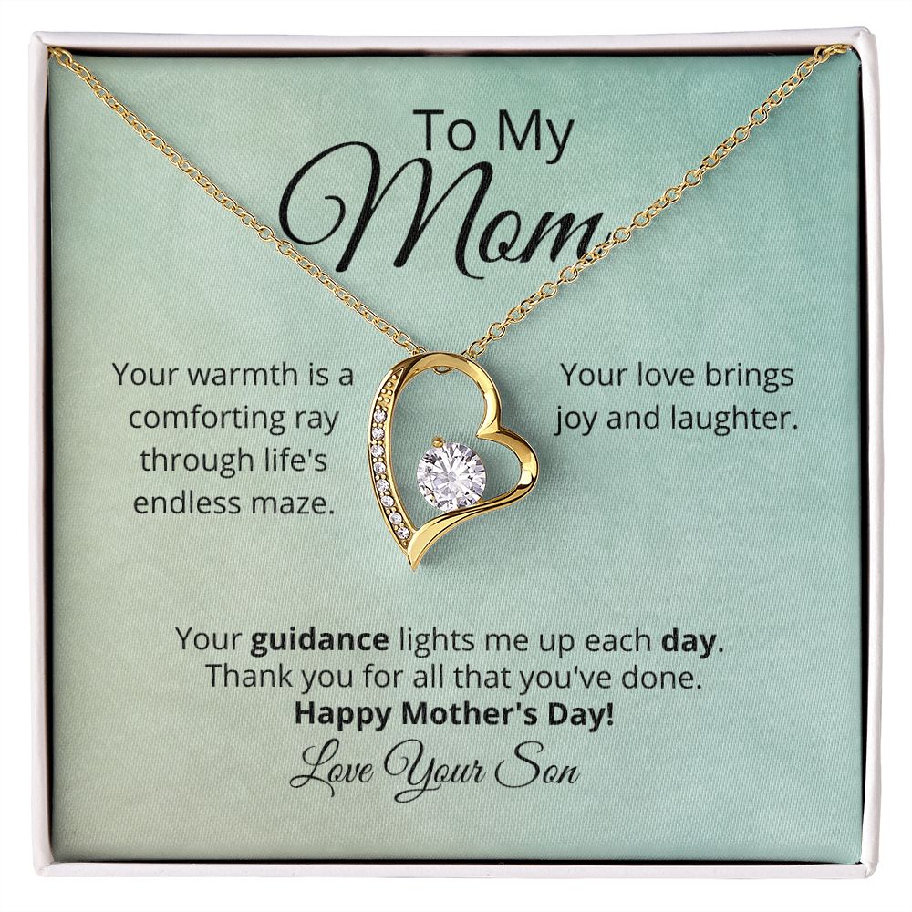 Mom's Comfort Necklace Reassurance And Love - Tazloma
