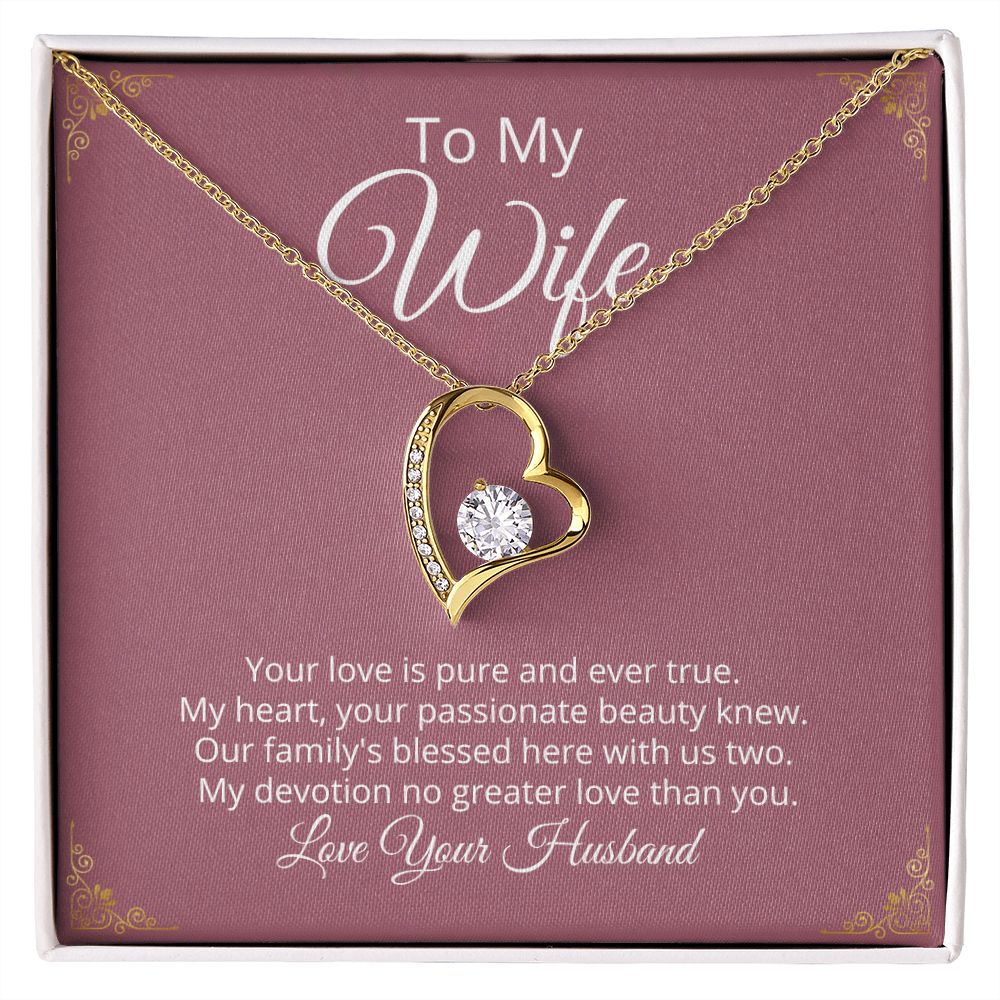 Devoted Love Necklace True And Pure - Tazloma