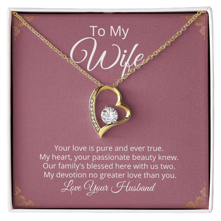 Devoted Love Necklace True And Pure - Tazloma