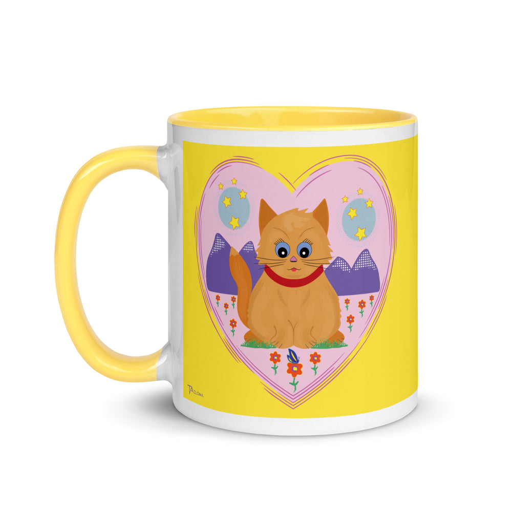 Playful Ginger Cat Mug