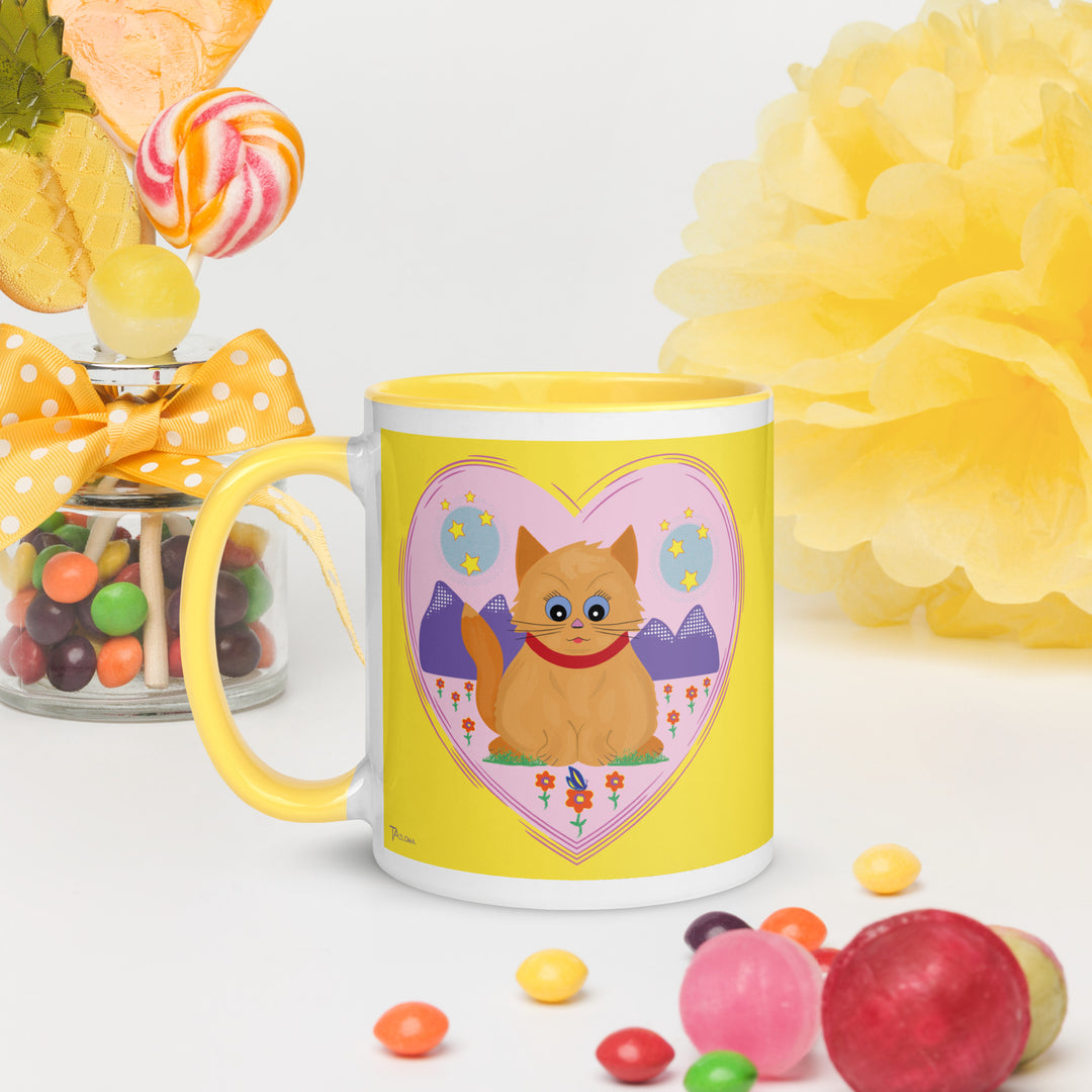 Playful Ginger Cat Mug