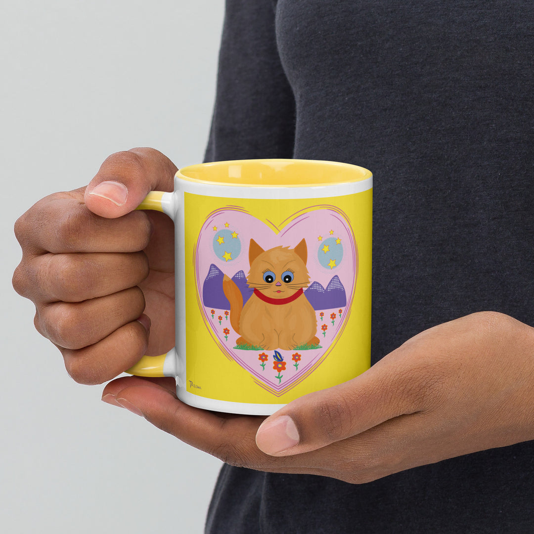 Playful Ginger Cat Mug