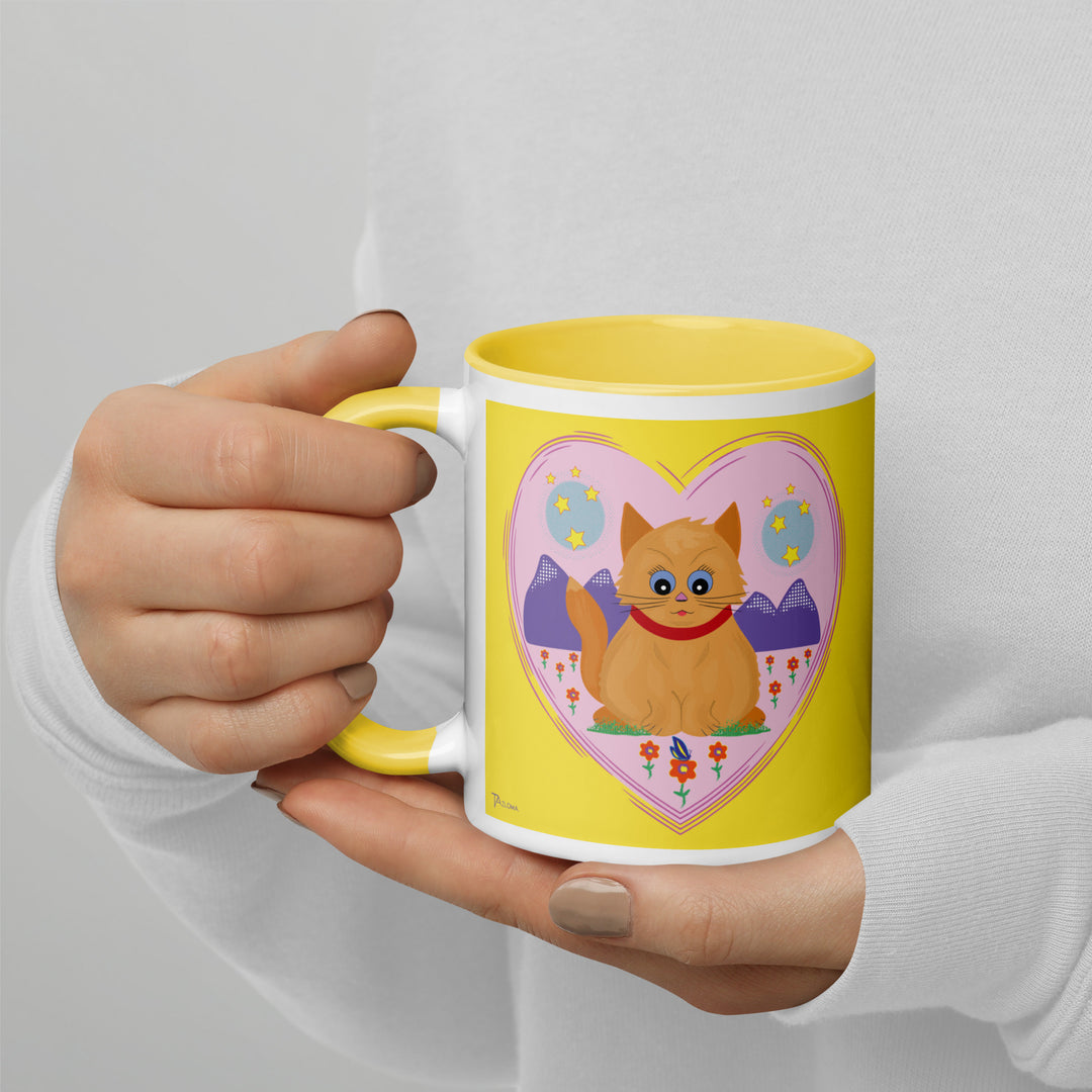 Playful Ginger Cat Mug